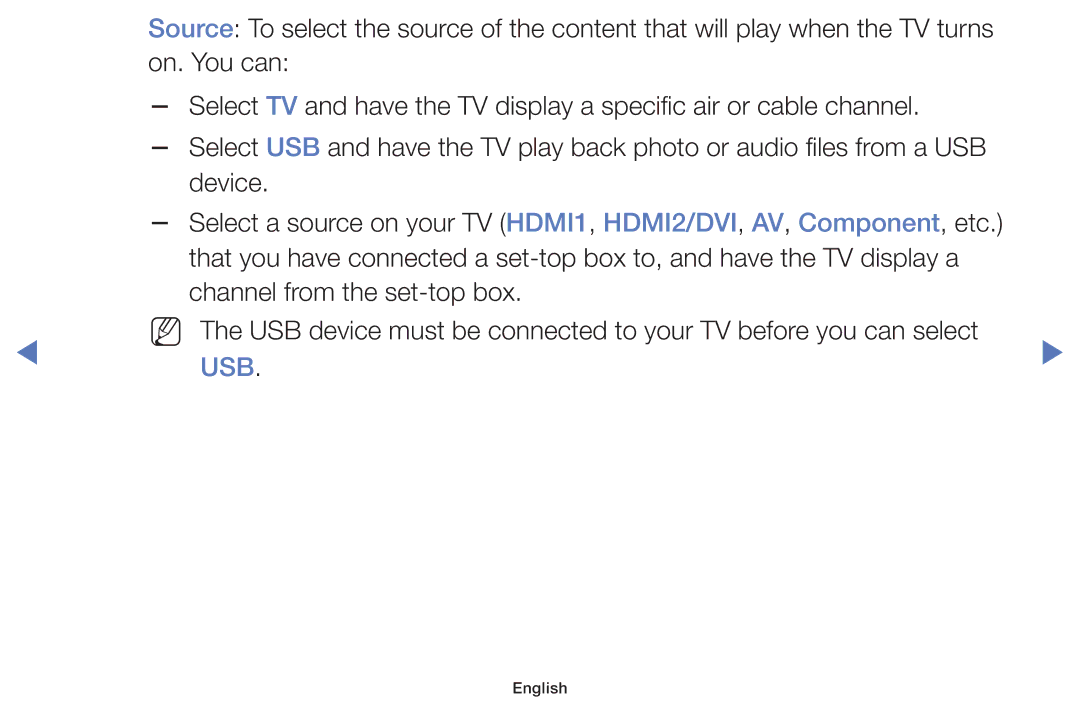 Samsung UA48H4200AWXMV, UA40H4200AWXSQ, UA40H4200AWXMV, UA32H4100AKXLY manual Usb 