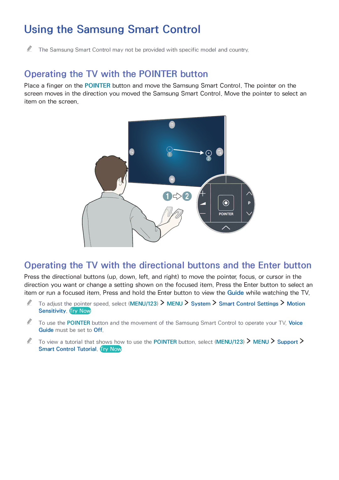 Samsung UA55JU6600RXUM, UA48JU6600RXSK, UA50JS7200RXUM, UA55JU6000RXUM, UA40JU6000RXUM manual Using the Samsung Smart Control 