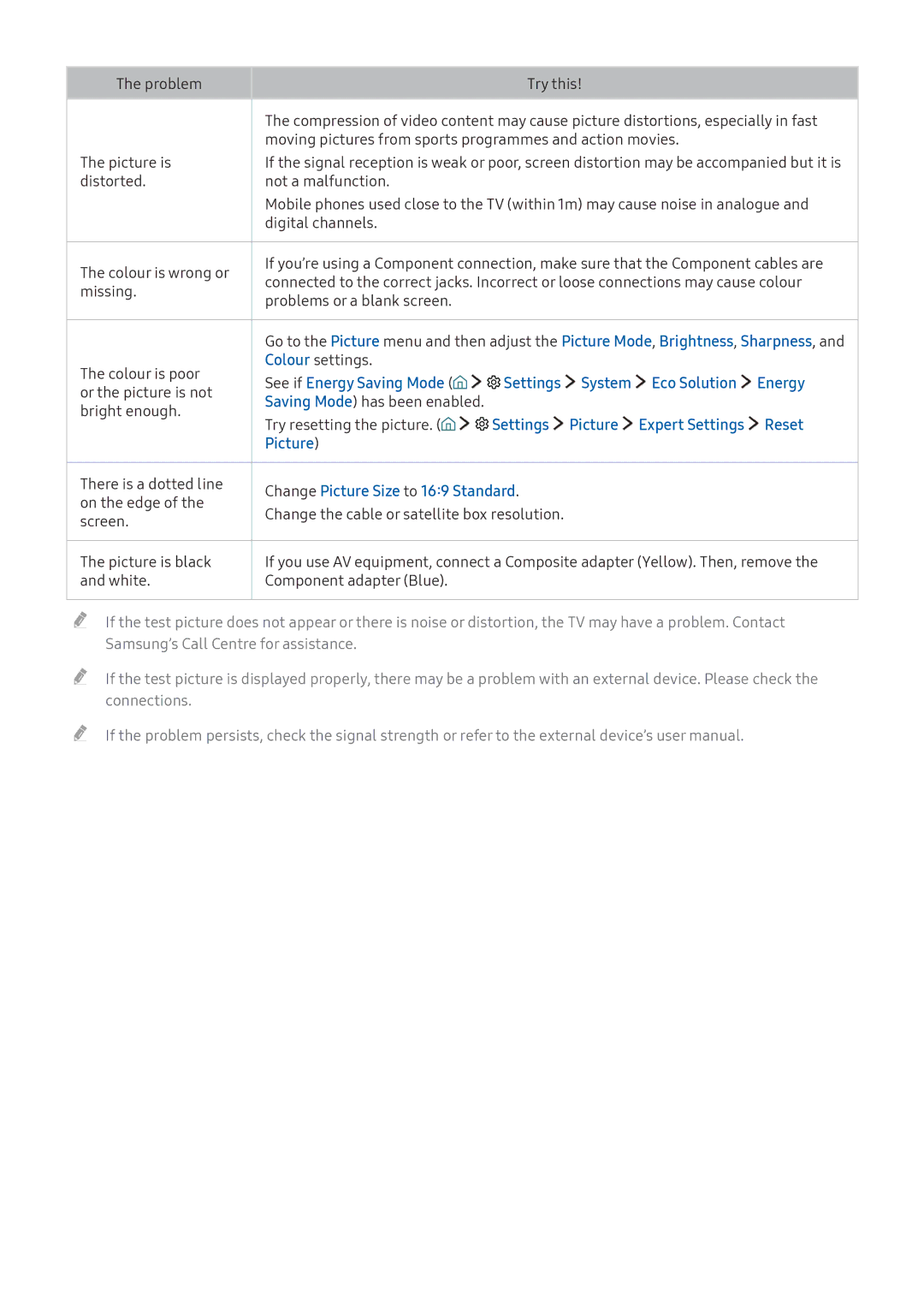 Samsung UA43K6000BWXMV, UA49K6500AKXSK manual Settings Picture Expert Settings Reset, Change Picture Size to 169 Standard 