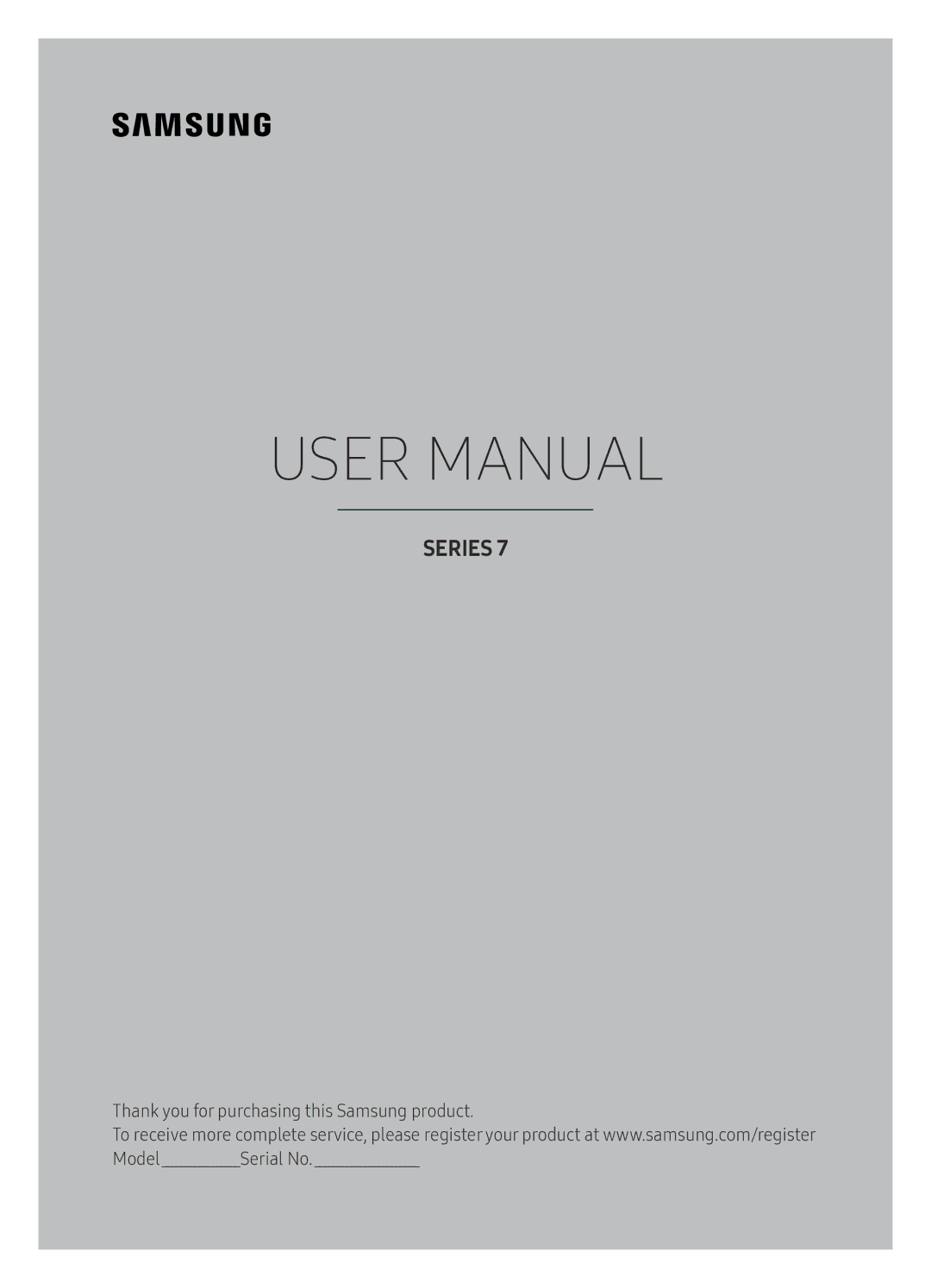 Samsung UA55KU7350RXUM, UA49KU7350RXUM, UA65KU7350RXUM manual Series 