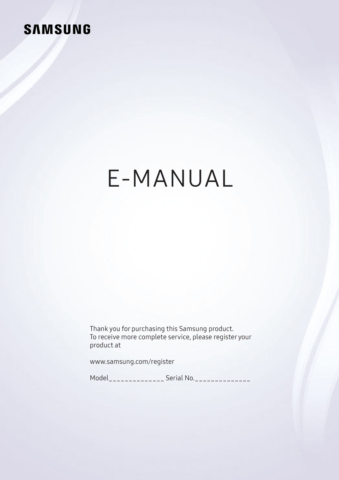 Samsung QA65Q7FAMKXXV, UA49MU7350WXMV, QA75Q7FAMKXXV, QA75Q9FAMKXXV, UA40MU6150KXXV, UA55MU6100KXXV manual Manual 