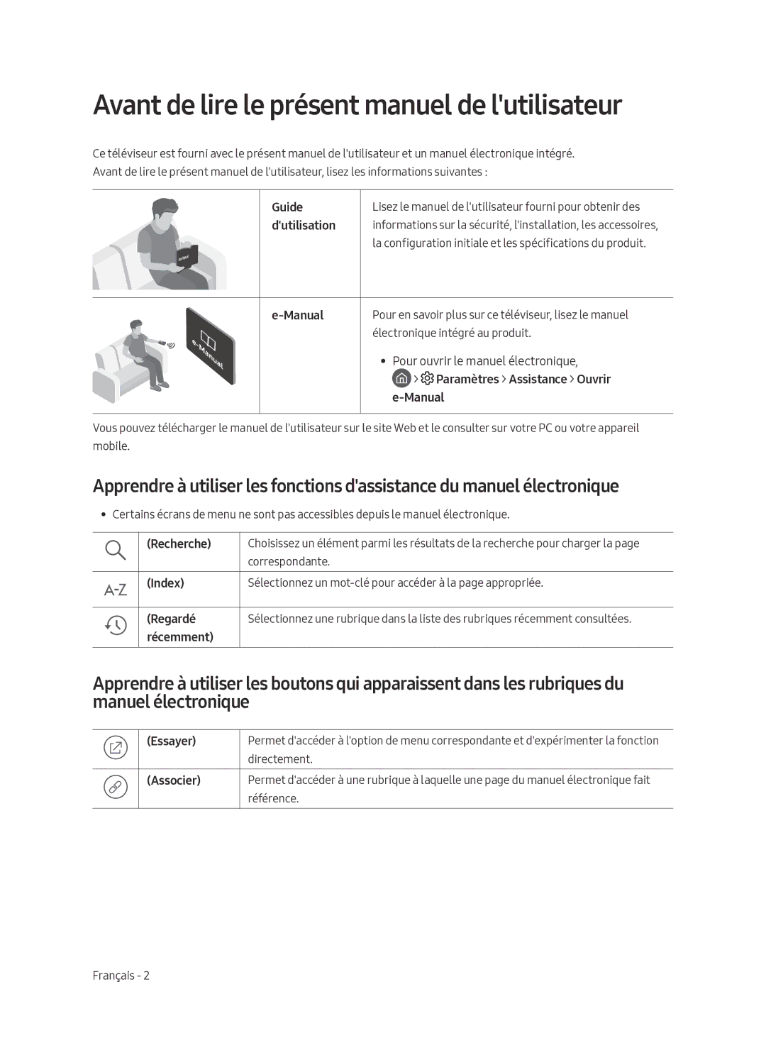 Samsung UA49MU7350WXMV manual Avant de lire le présent manuel de lutilisateur 