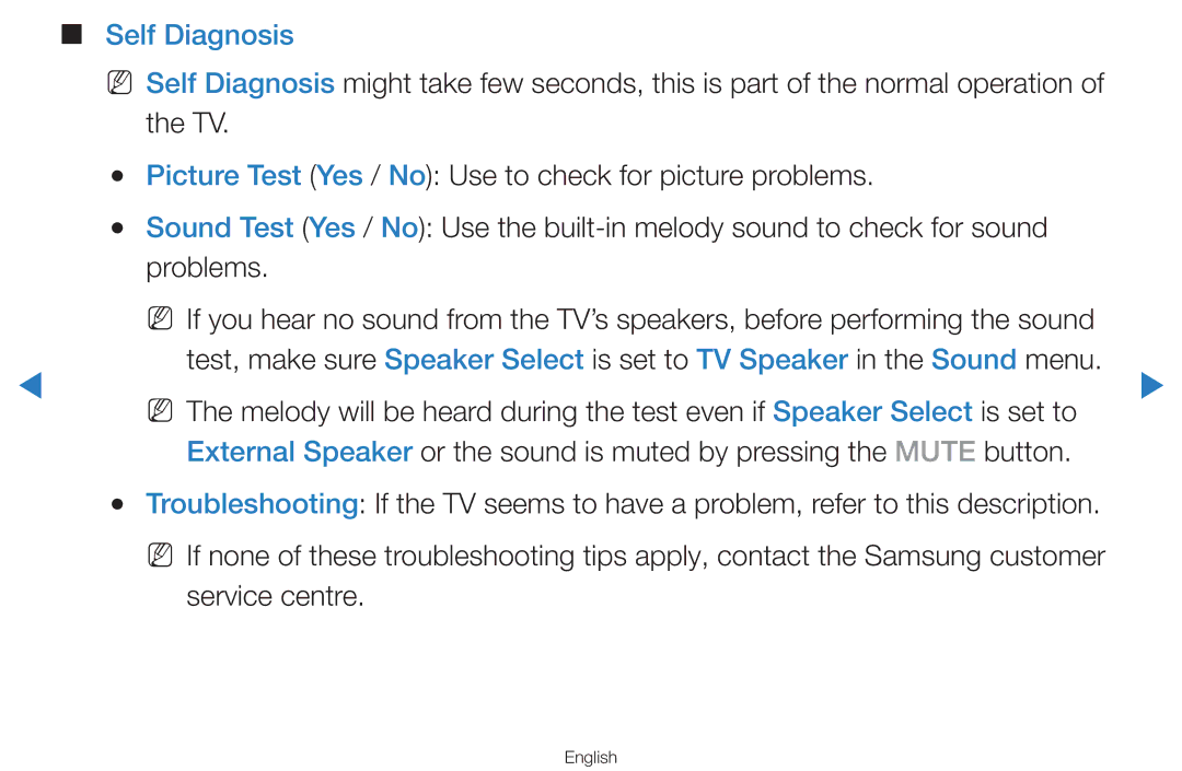 Samsung UA46D7000LNXTW, UA55H8000ARXSK, UA65H8000ARXSK, UA46D7000LRSXA, UA46D7000LRXZN manual Self Diagnosis, Service centre 