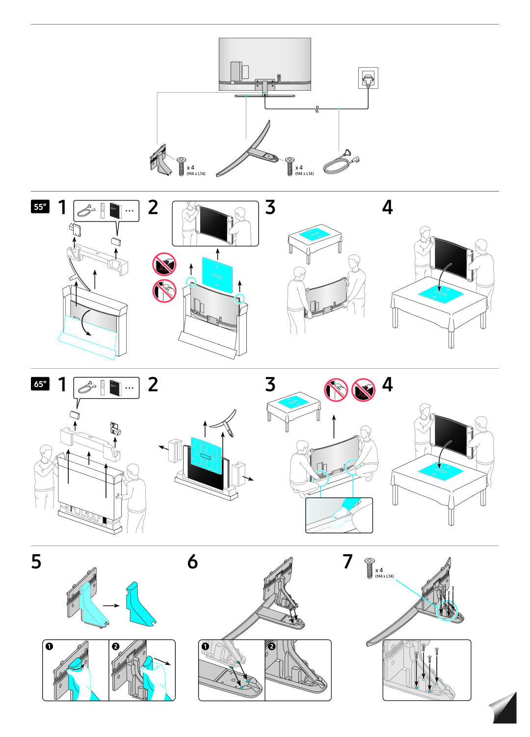 Samsung UA55NU8500KXXV, UA65NU8500KXXV manual 55″ 65″ 