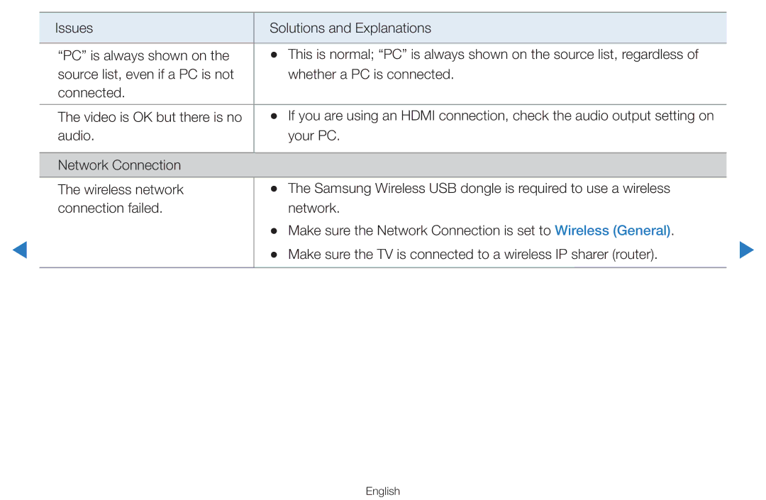 Samsung UA60D8000YMXSQ, UA60D8000YNXXV, UA46D7000LMXXS, UA46D7000LNXXV, UA55D8000YNXXV Wireless network connection failed 