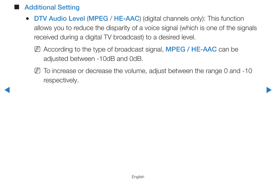 Samsung UA46D7000LNXXV, UA60D8000YNXXV, UA46D7000LMXXS, UA55D8000YNXXV, UA55H8000AKXXV, UA55D7000LNXXV manual Additional Setting 