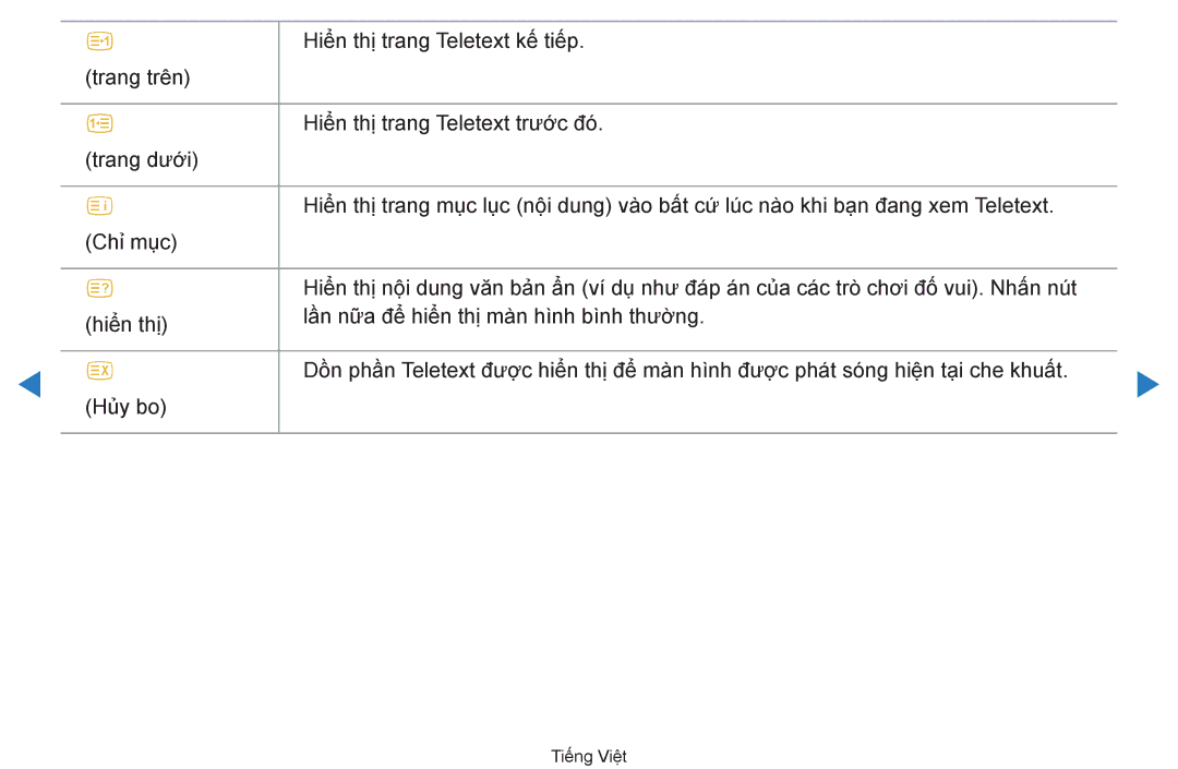 Samsung UA55D8000YNXXV, UA60D8000YNXXV, UA46D7000LRXXV, UA46D7000LNXXV, UA55D7000LNXXV, UA55D8000YRXXT manual Tiếng Việt 