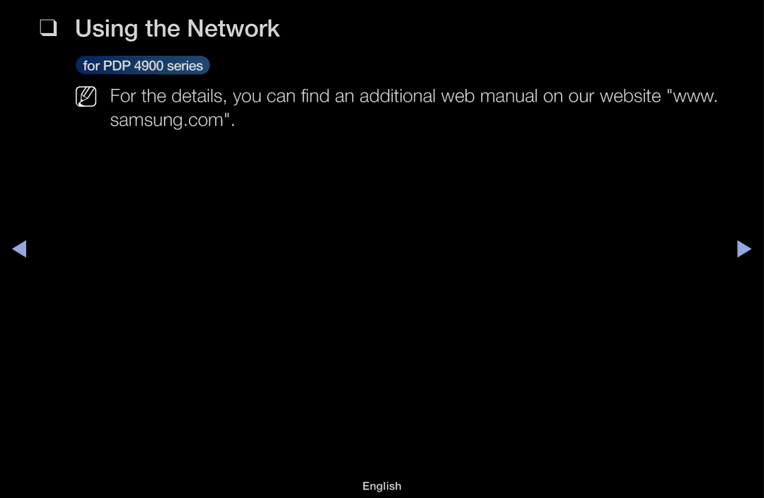 Samsung UA55F6100AMXSQ, UA60F6100AMXSQ manual Using the Network 