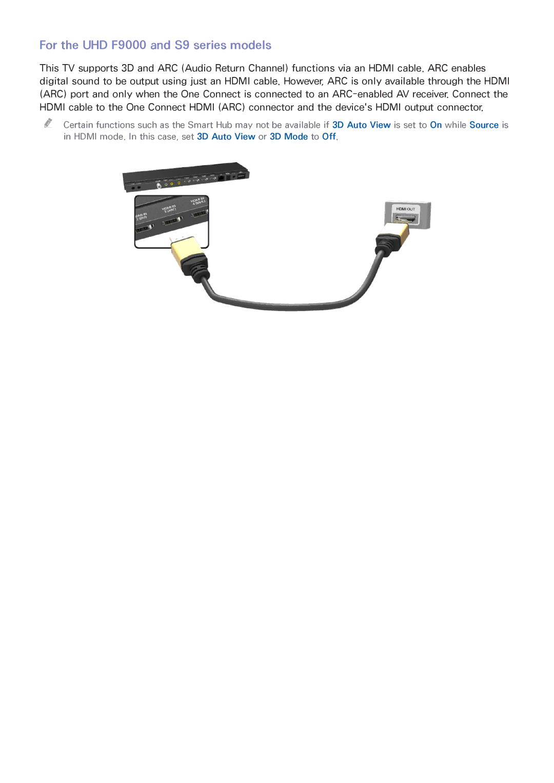 Samsung UA55F7500BRXXV, UA65F8000ARXSK, UA46F7500BRXSK, UA55F7500BRXZN, UA40F7500BRXZN For the UHD F9000 and S9 series models 