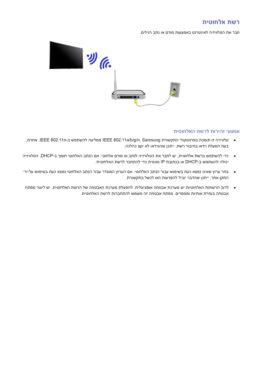 Samsung UA65F8000AMXSQ, UA65F9000AMXSQ, UA46F7500BMXSQ, UA55F8500AMXSQ, UA85S9AMXSQ תיטוחלא תשר, תיטוחלאה תשרל תוריהז יעצמא 