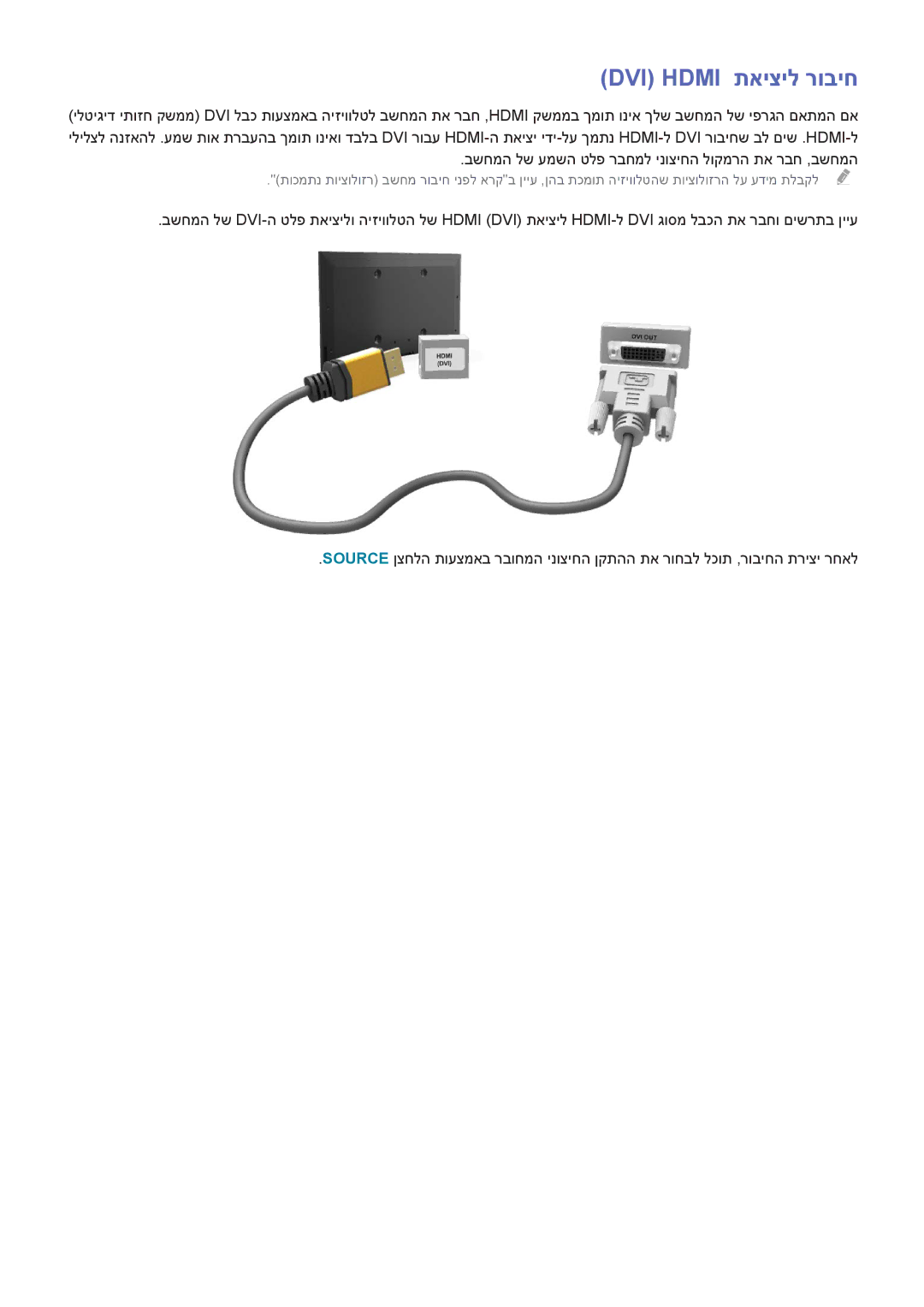 Samsung UA65HU8700WXSQ, UA65HU7200WXSQ, UA55HU7000WXSQ, UA55HU7200WXSQ, UA48HU8500WXSQ, UA40HU7000WXSQ DVI Hdmi תאיציל רוביח 