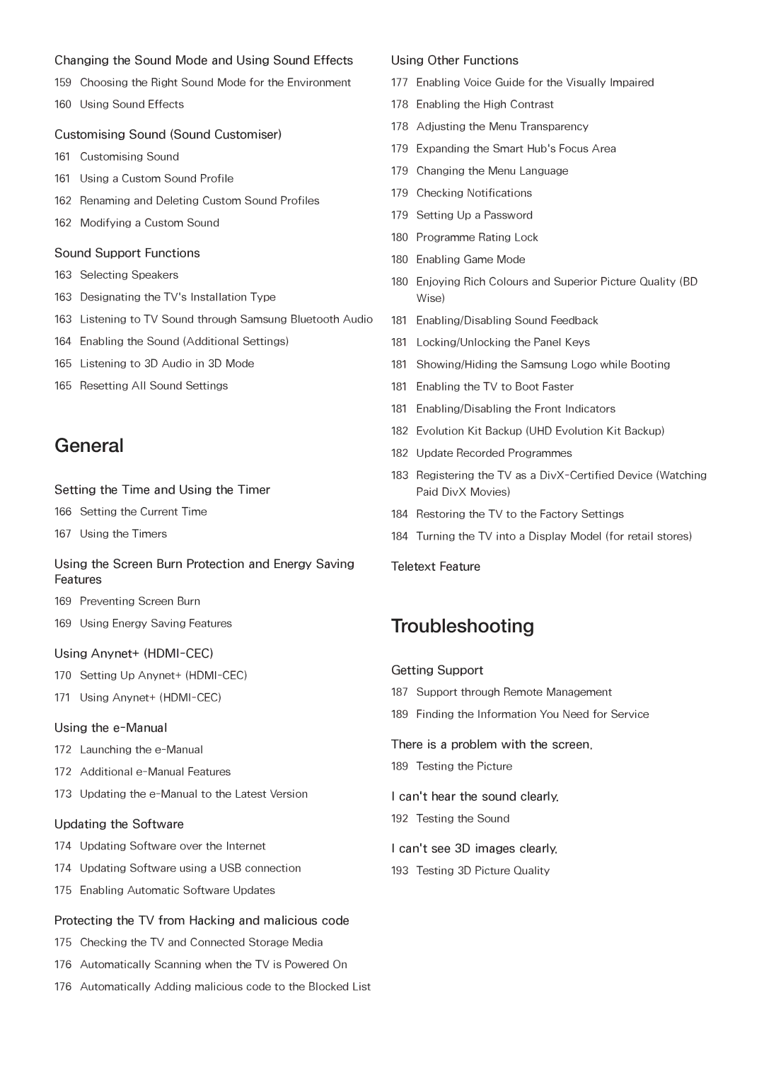 Samsung UA65HU9000WXSQ, UA65HU9000KXXV, UA55HU9000KXXV, UA78HU9000KXXV, UA55HU9000WXSQ, UA78HU9000WXSQ manual General 