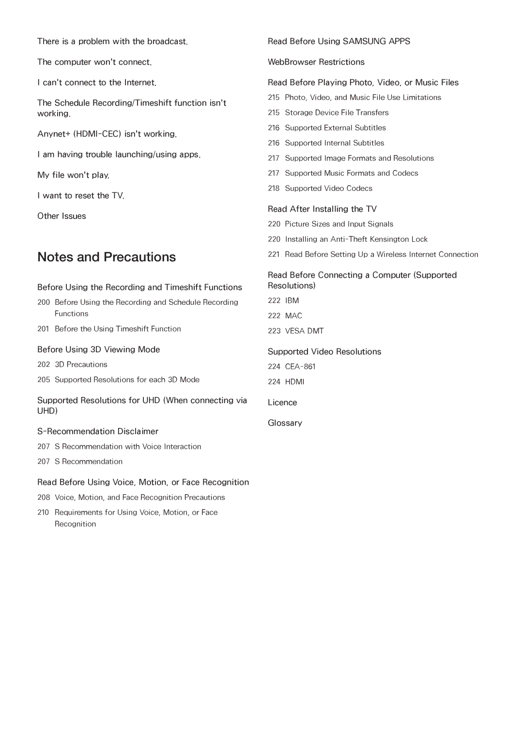 Samsung UA65HU9000KXXV, UA55HU9000KXXV, UA78HU9000KXXV, UA55HU9000WXSQ, UA78HU9000WXSQ, UA65HU9000WXSQ manual Uhd 