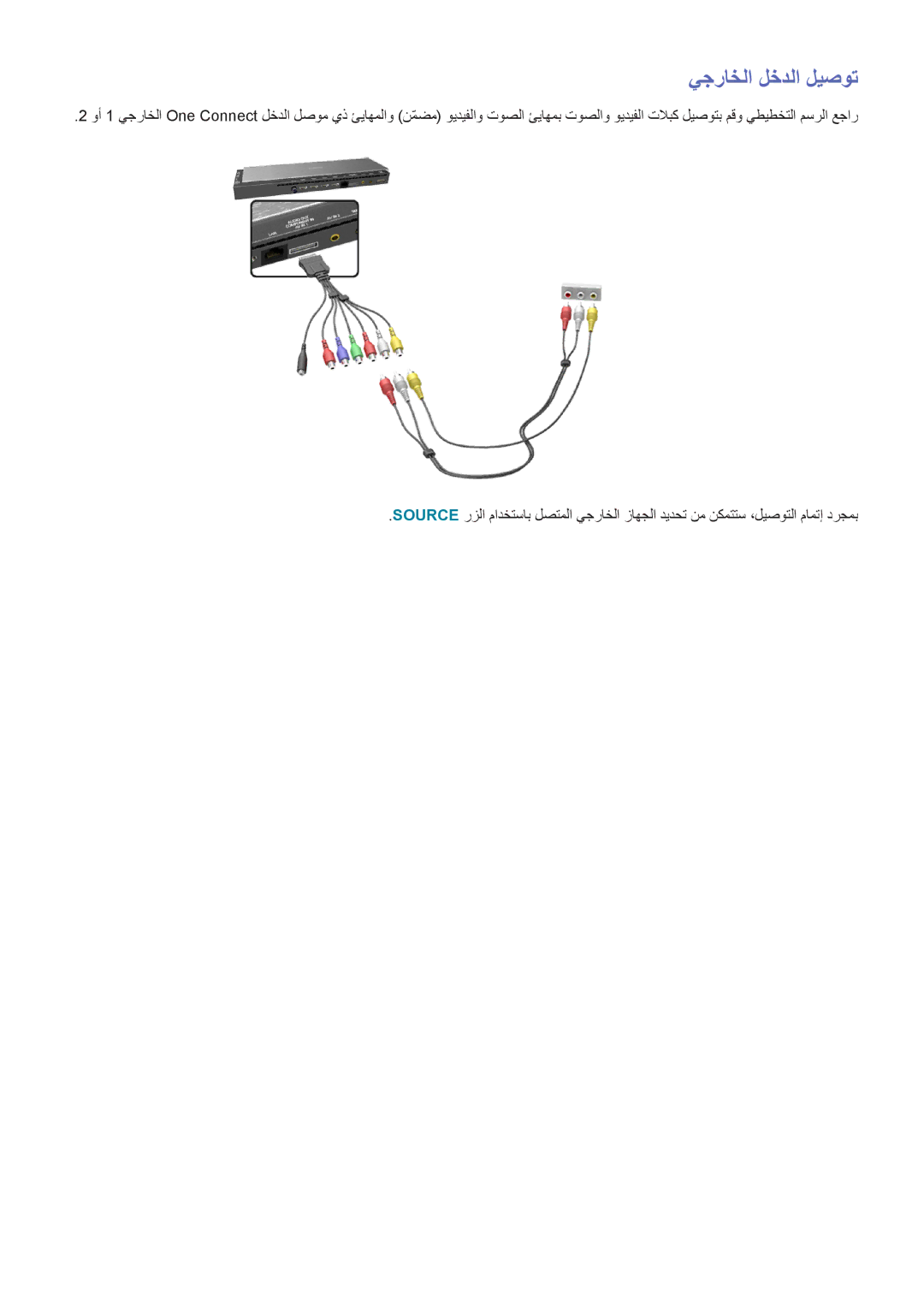 Samsung UA55HU9000RXTW, UA65HU9000RXSK, UA78HU9000RXZN, UA65HU9000RXMM, UA78HU9000RXUM, UA55HU9000RXEG يجراخلا لخدلا ليصوت 