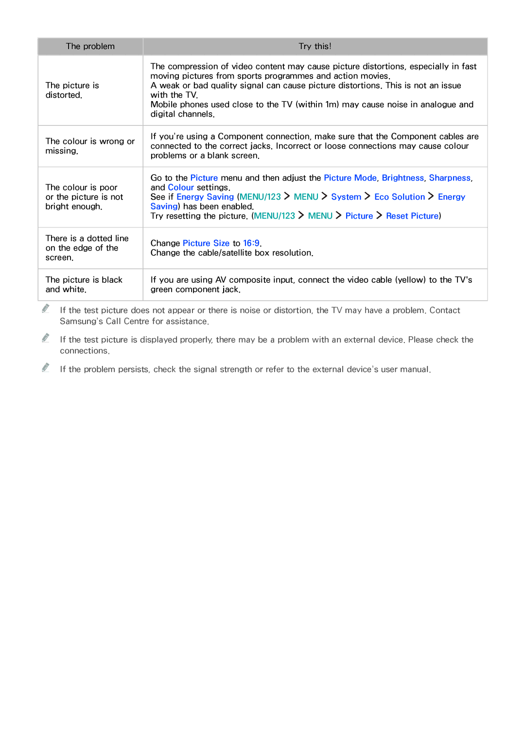 Samsung UA65JS9500KXXV, UA65JS9000KXSK, UA65JS9000KXZN, UA88JS9500KXXV, UA55JS9000KXXV, UA78JS9500KXXV manual Reset Picture 