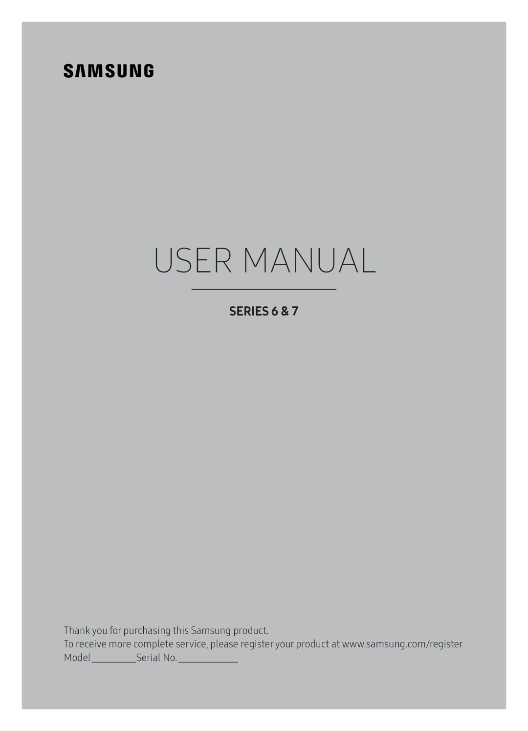 Samsung UA60KU6000KXXV, UA65KU6000KXXV, UA50KU6000KXXV, UA40KU6000KXXV, UA43KU6000KXXV, UA55KU6000KXXV manual Series 6 