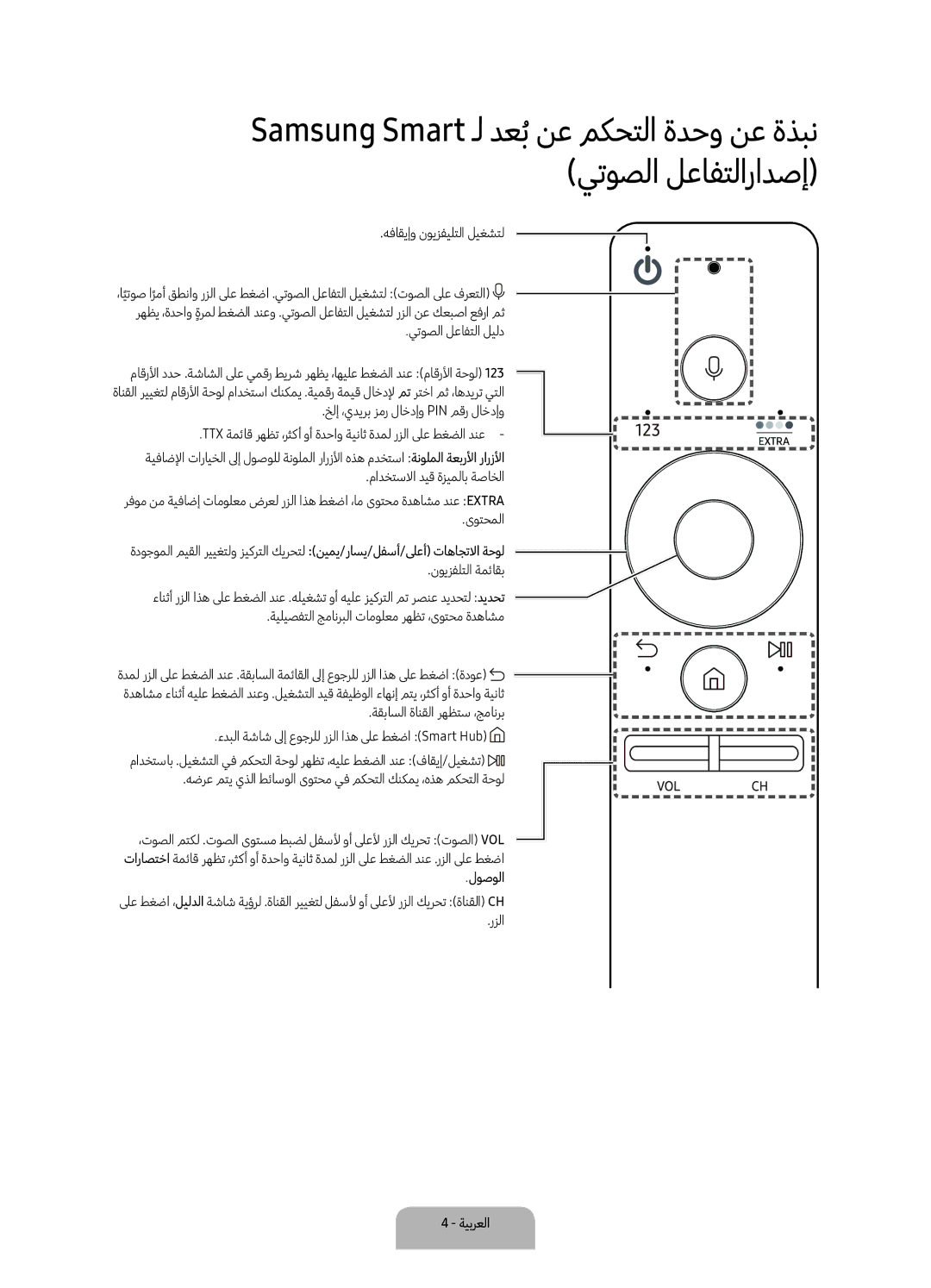 Samsung UA65KU7500KXZN manual لوصولا 