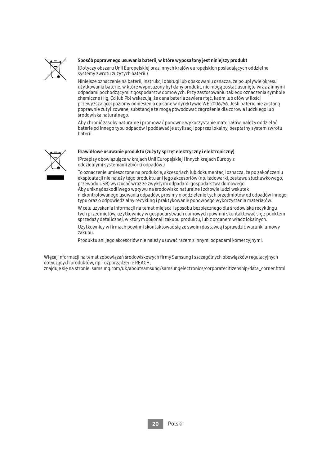 Samsung UBD-M9500/ZG, UBD-M9500/EN manual Polski 