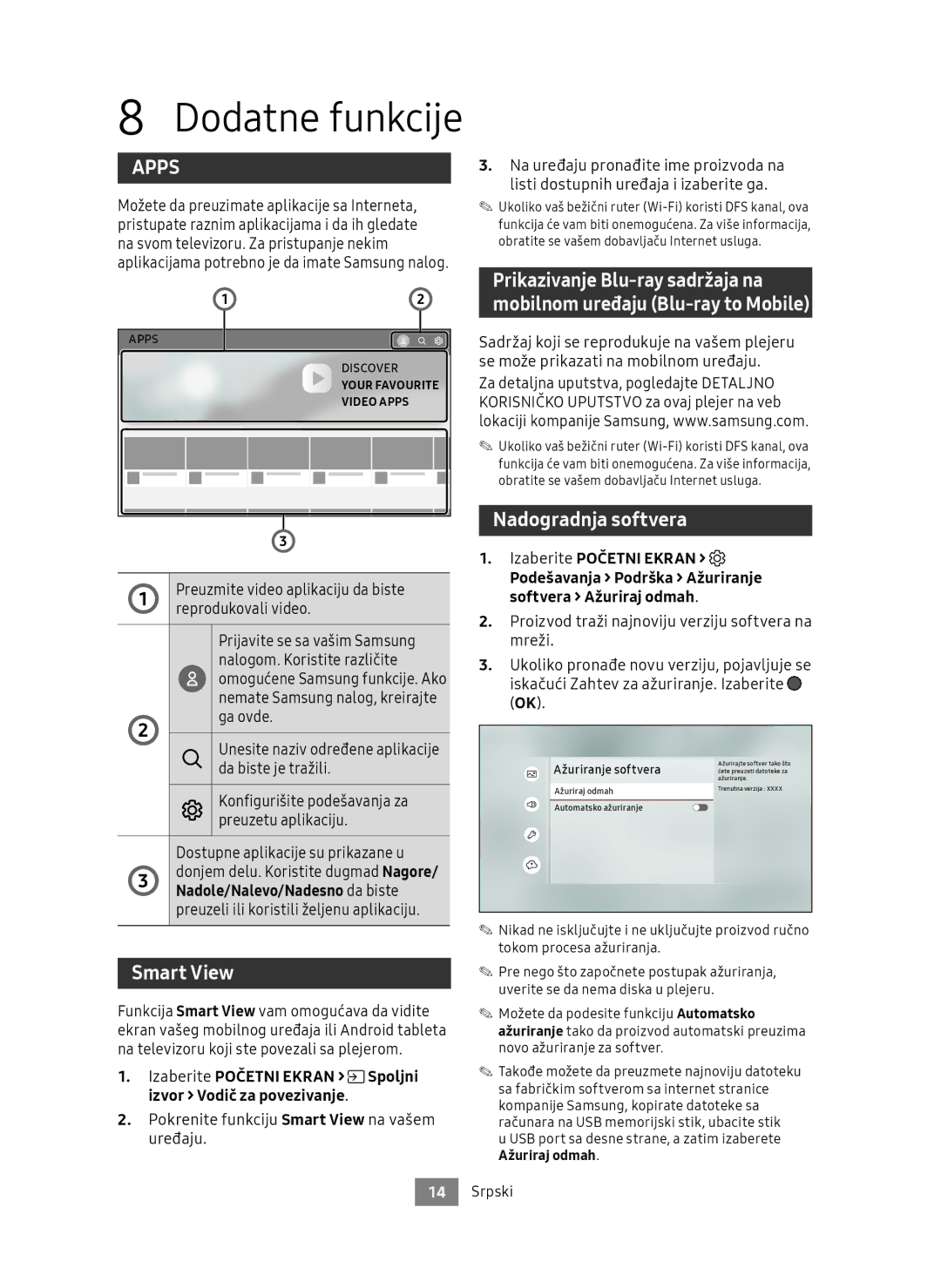 Samsung UBD-M9500/ZG, UBD-M9500/EN Nemate Samsung nalog, kreirajte, Ga ovde, Da biste je tražili, Izaberite Početni Ekran 