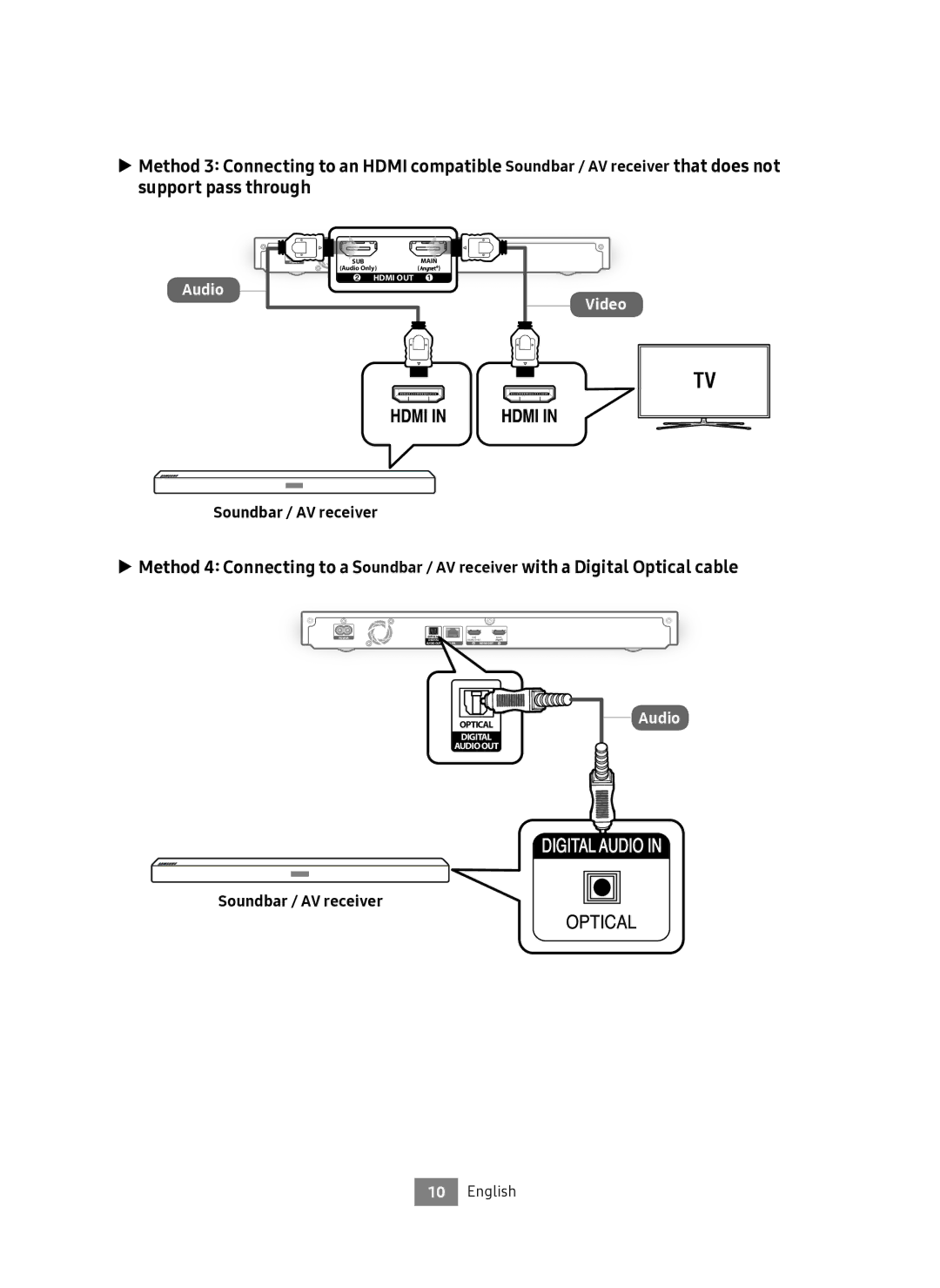 Samsung UBD-M9500/EN manual Audio 