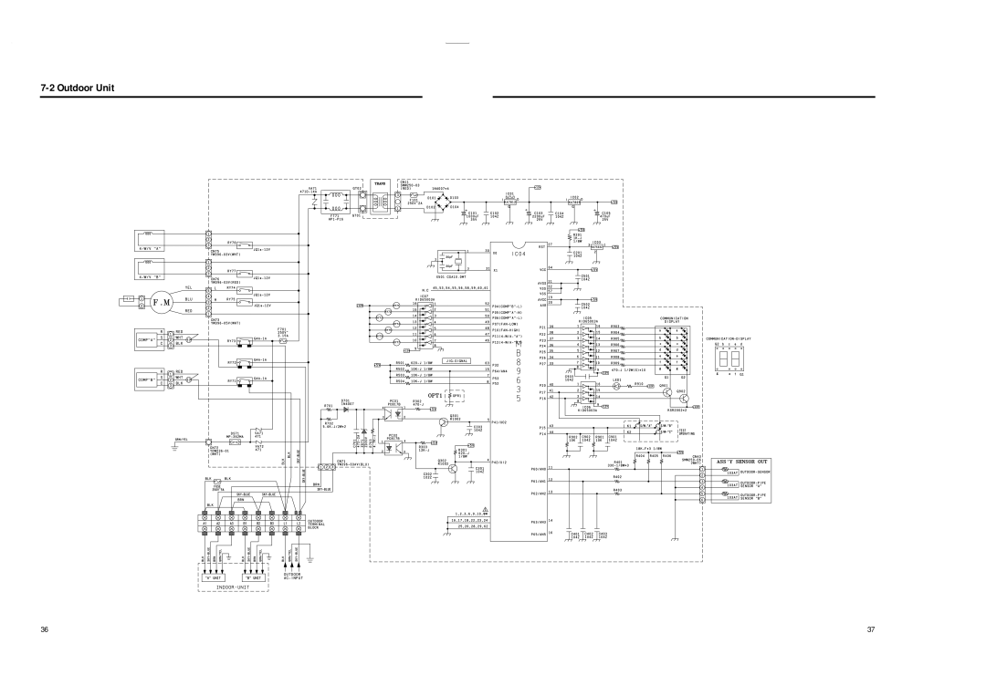 Samsung UD26B1C2, UD18B1C2, AD18B1C09, AD26B1C13 service manual Outdoor Unit 