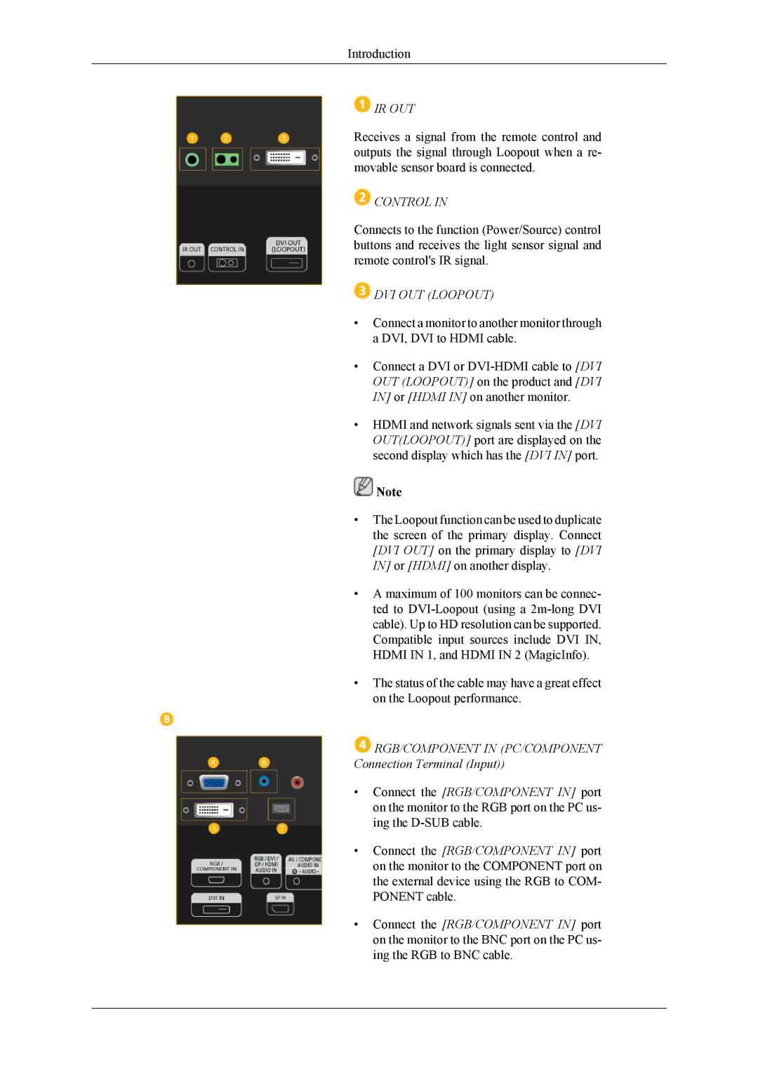 Samsung UD46A, UD55A user manual Ir Out 