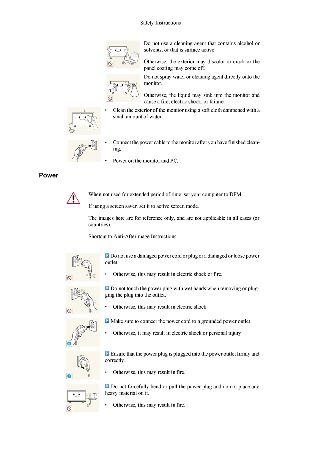 Samsung UD46A, UD55A user manual Power 