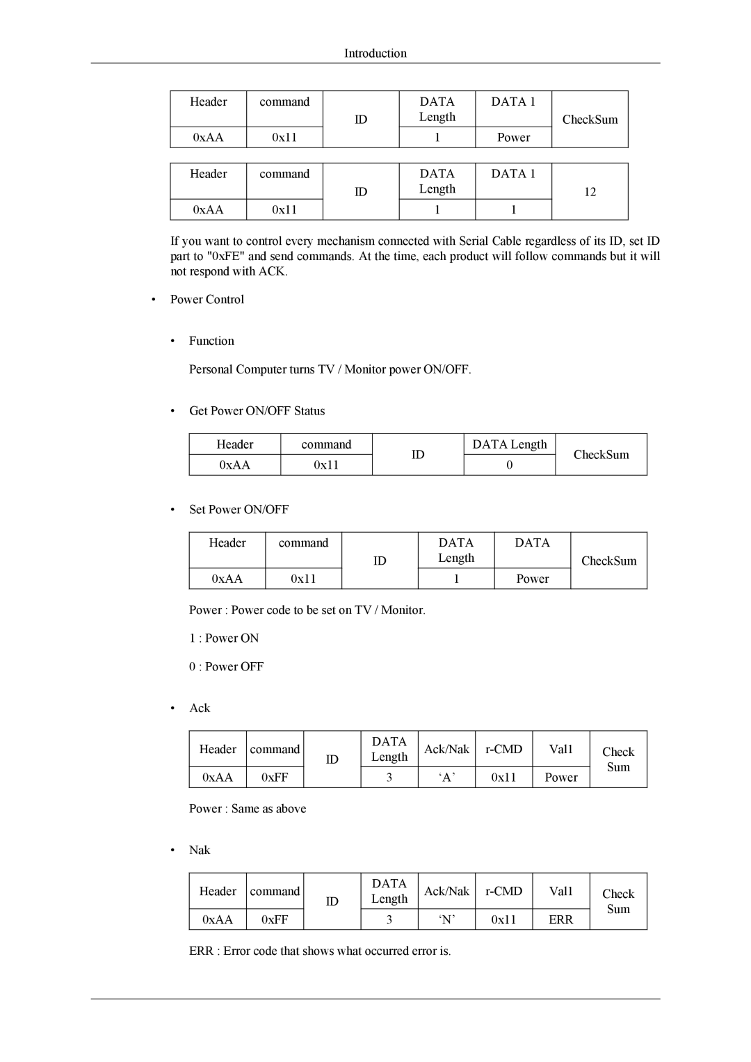 Samsung UD55A, UD46A user manual Err 