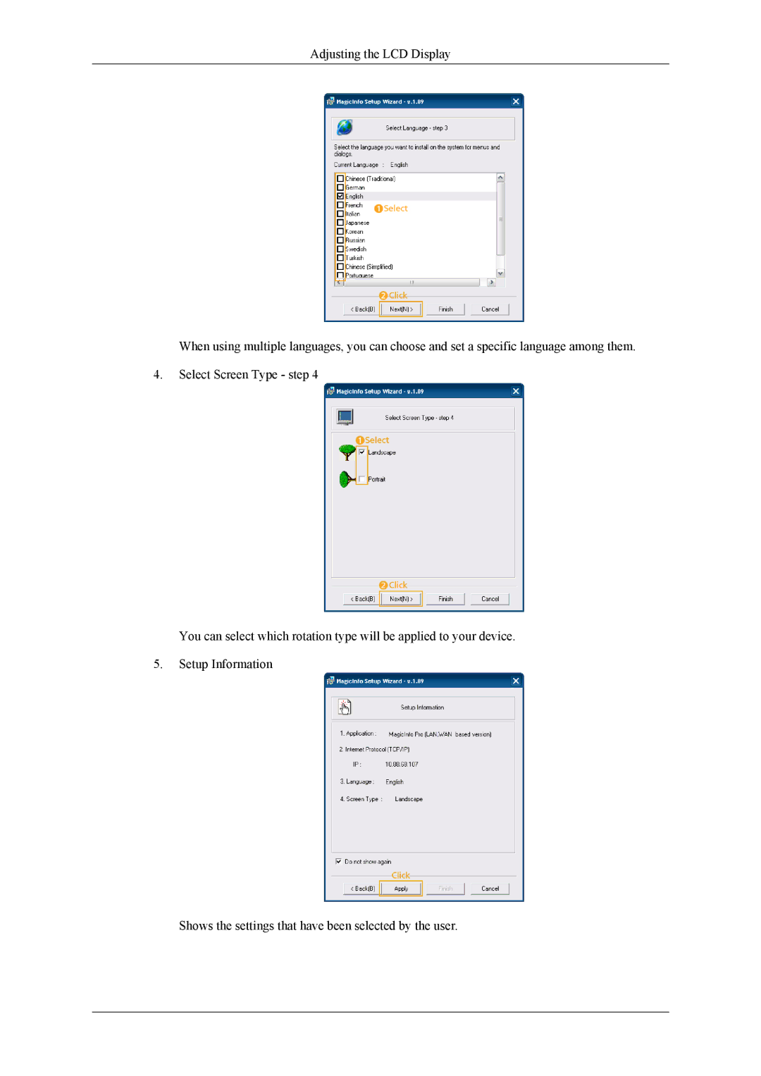 Samsung UD46A, UD55A user manual 