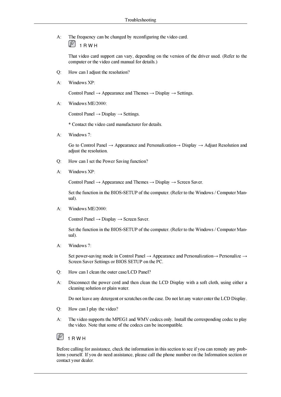 Samsung UD46A, UD55A user manual 