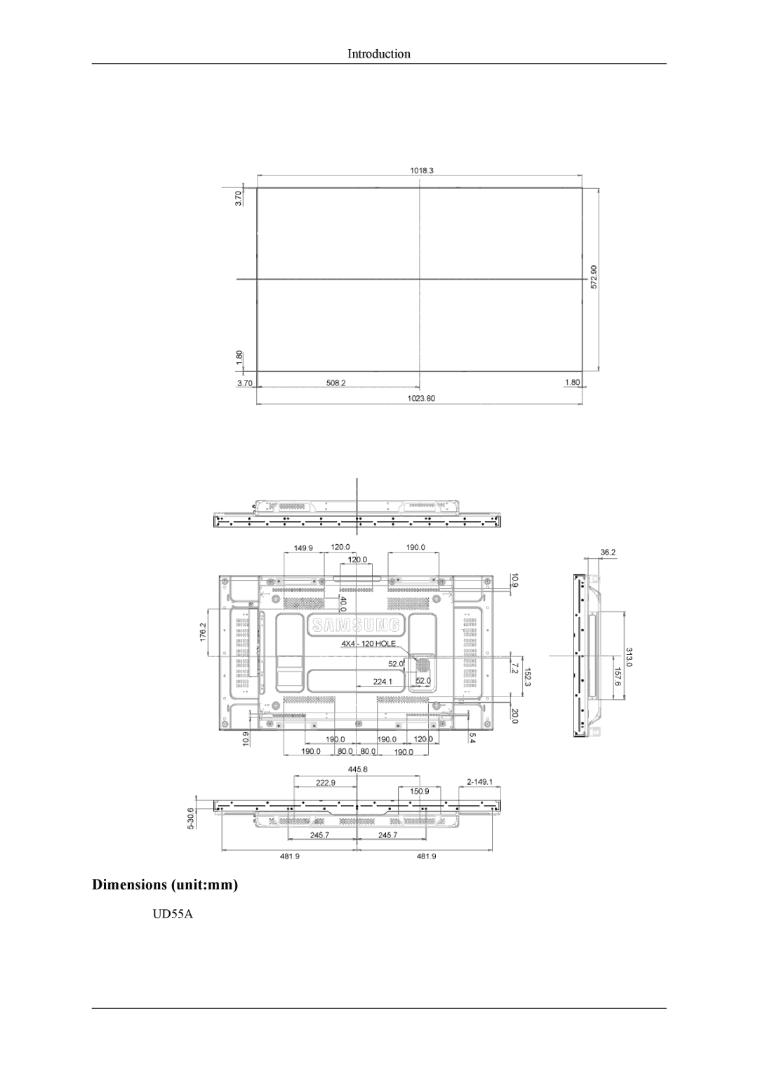 Samsung UD55A, UD46A user manual 