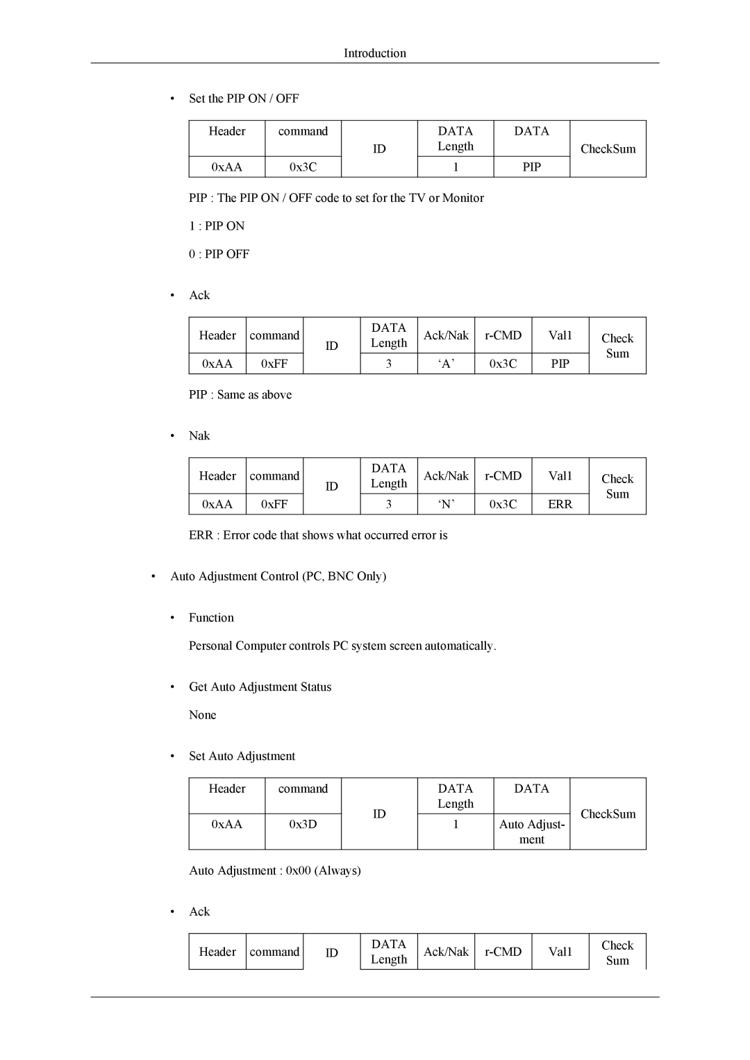 Samsung UD55A, UD46A user manual Pip 