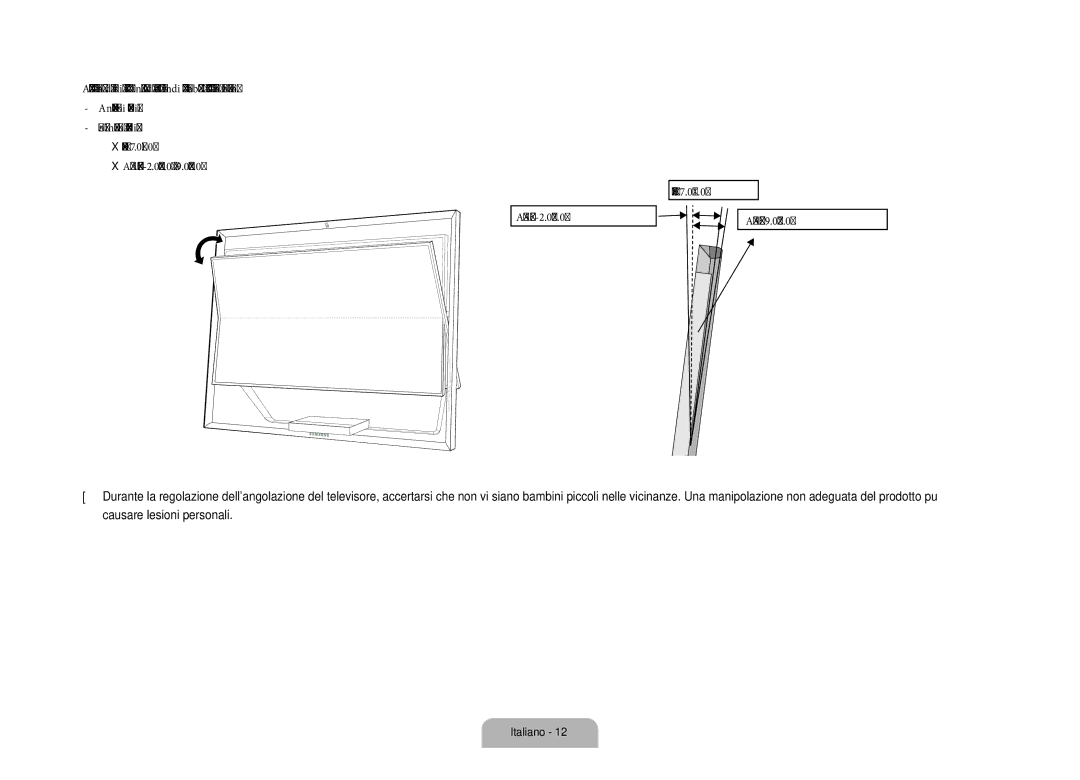 Samsung UE110S9STXZG manual Italiano 