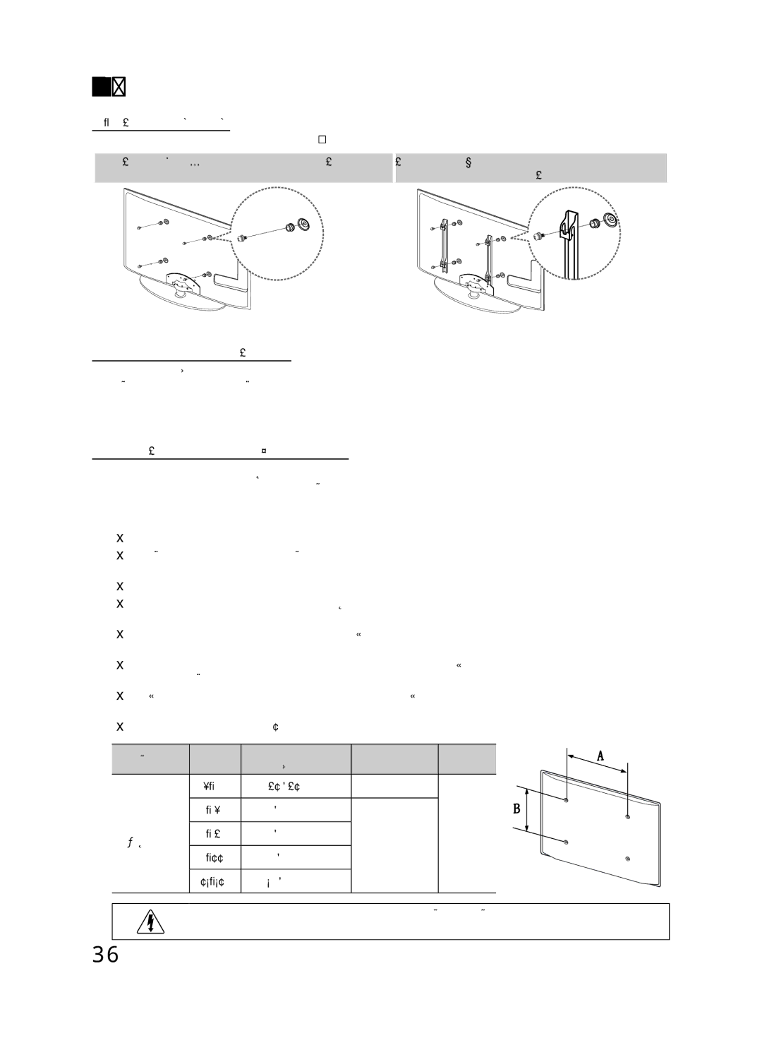 Samsung UE22C4010PWXBT, UE22C4000PWXBT, UE26C4000PWXBT, UE22C4000PWXRU, UE26C4000PWXRU manual Standartinis Kiekis, Varžtas 