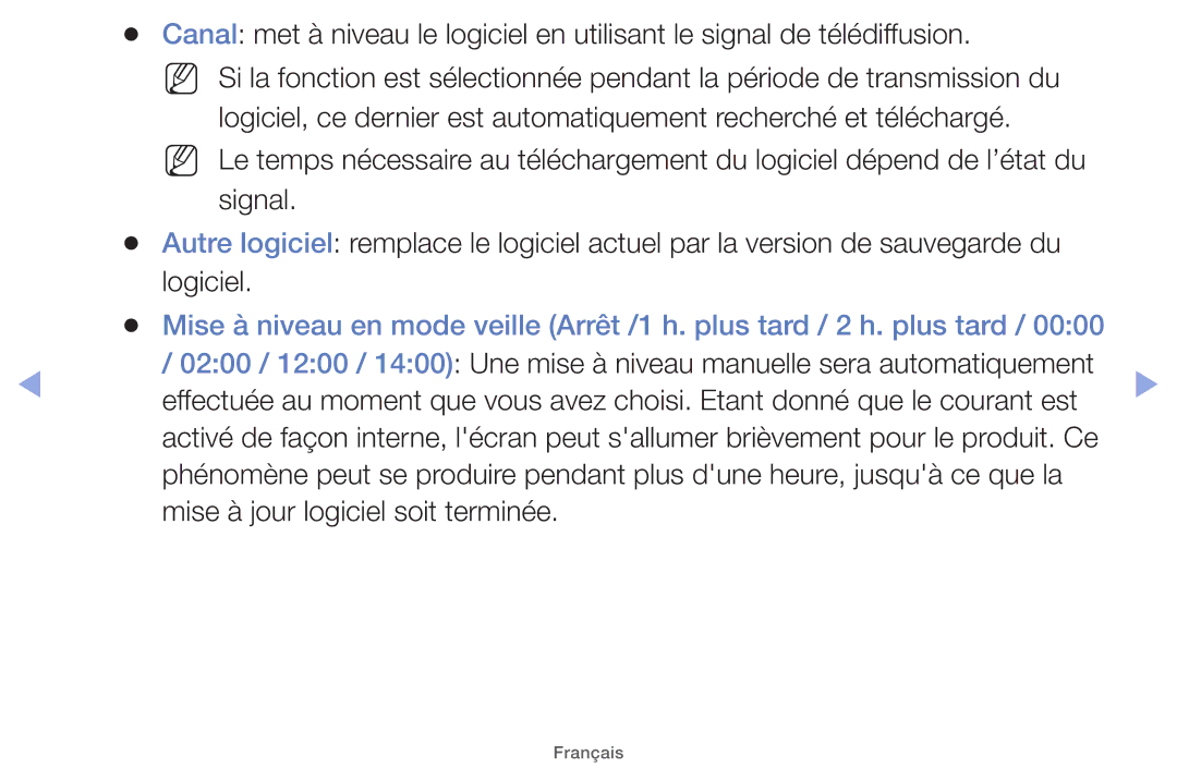 Samsung UE32EH5000WXZF, UE22ES5000WXZF, UE26EH4000WXZF, UE46EH5000WXZF, UE32EH4000WXZF, UE40EH5000WXZF, UE19ES4000WXZF Français 