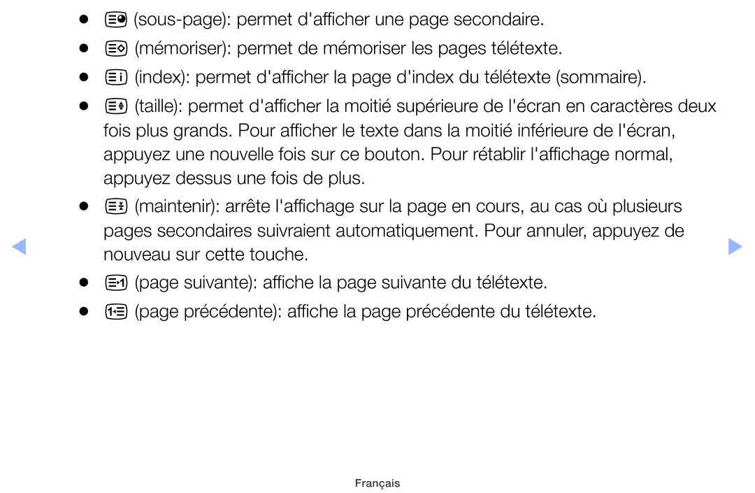 Samsung UE26EH4000WXZF, UE22ES5000WXZF, UE46EH5000WXZF, UE32EH5000WXZF, UE32EH4000WXZF, UE40EH5000WXZF, UE19ES4000WXZF Français 