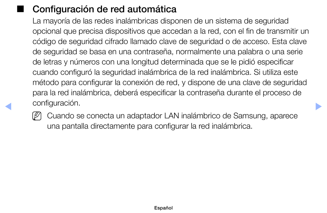 Samsung UE22F5000AWXXH, UE40F6100AWXXC, UE28F4000AWXXH, UE55F6100AWXXH, UE22F5000AWXXC manual Configuración de red automática 