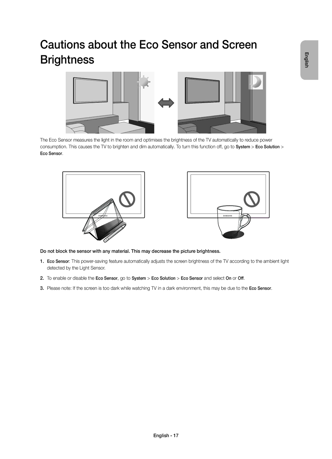 Samsung UE22H5610AYXZT manual English 