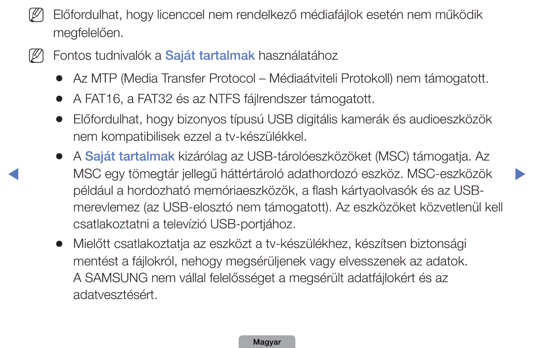 Samsung UE22D5010NWXZG, UE27D5010NWXZG, UE32D5000PWXZG, UE40D5000PWXZT, UE40D5000PWXZG, UE46D5000PWXZG, UE37D5000PWXZG Magyar 