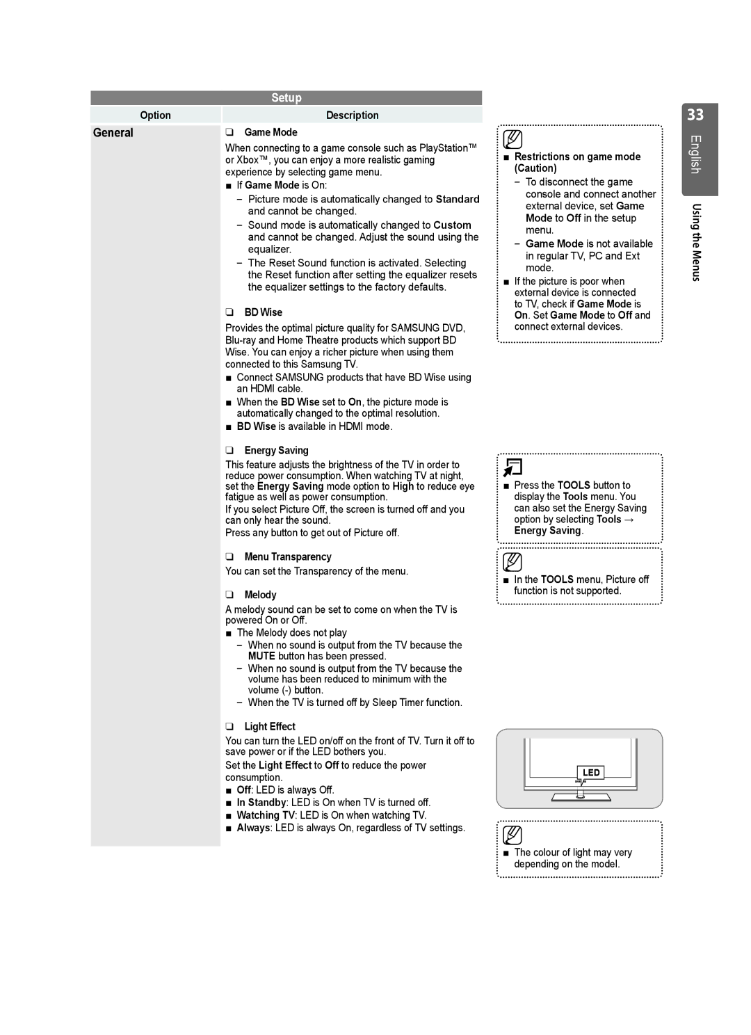 Samsung UE32B6000VWXZG, UE32B6000VWXXC, UE32B6000VWXXH manual General 