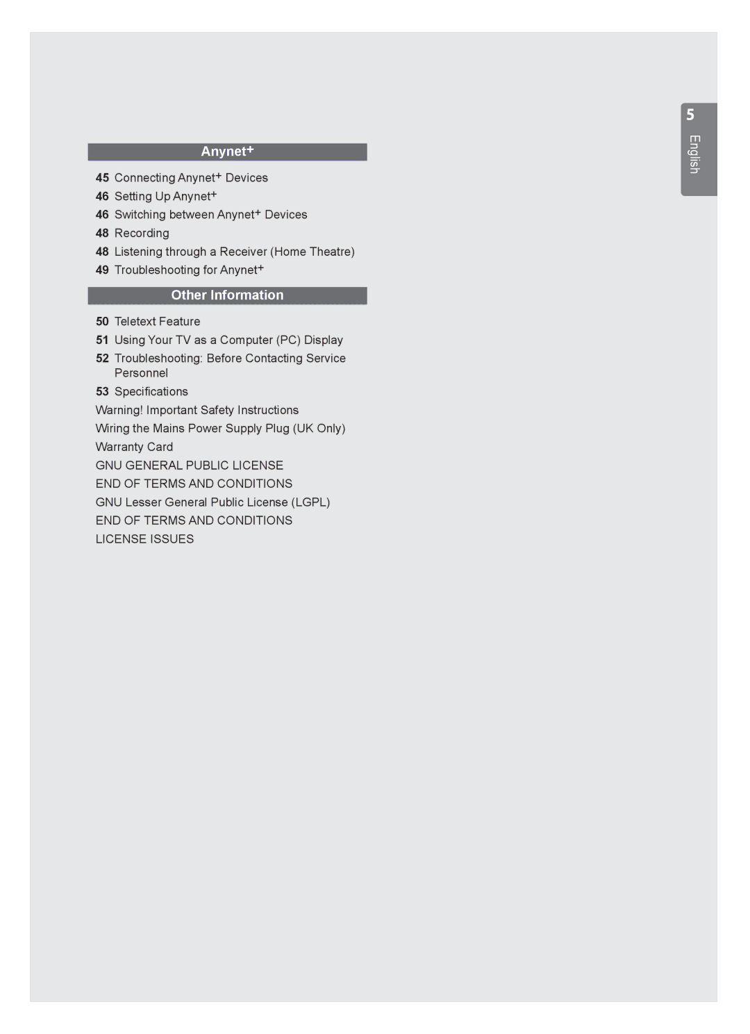 Samsung UE32B6000VWXXH, UE32B6000VWXZG, UE32B6000VWXXC manual Anynet+ 