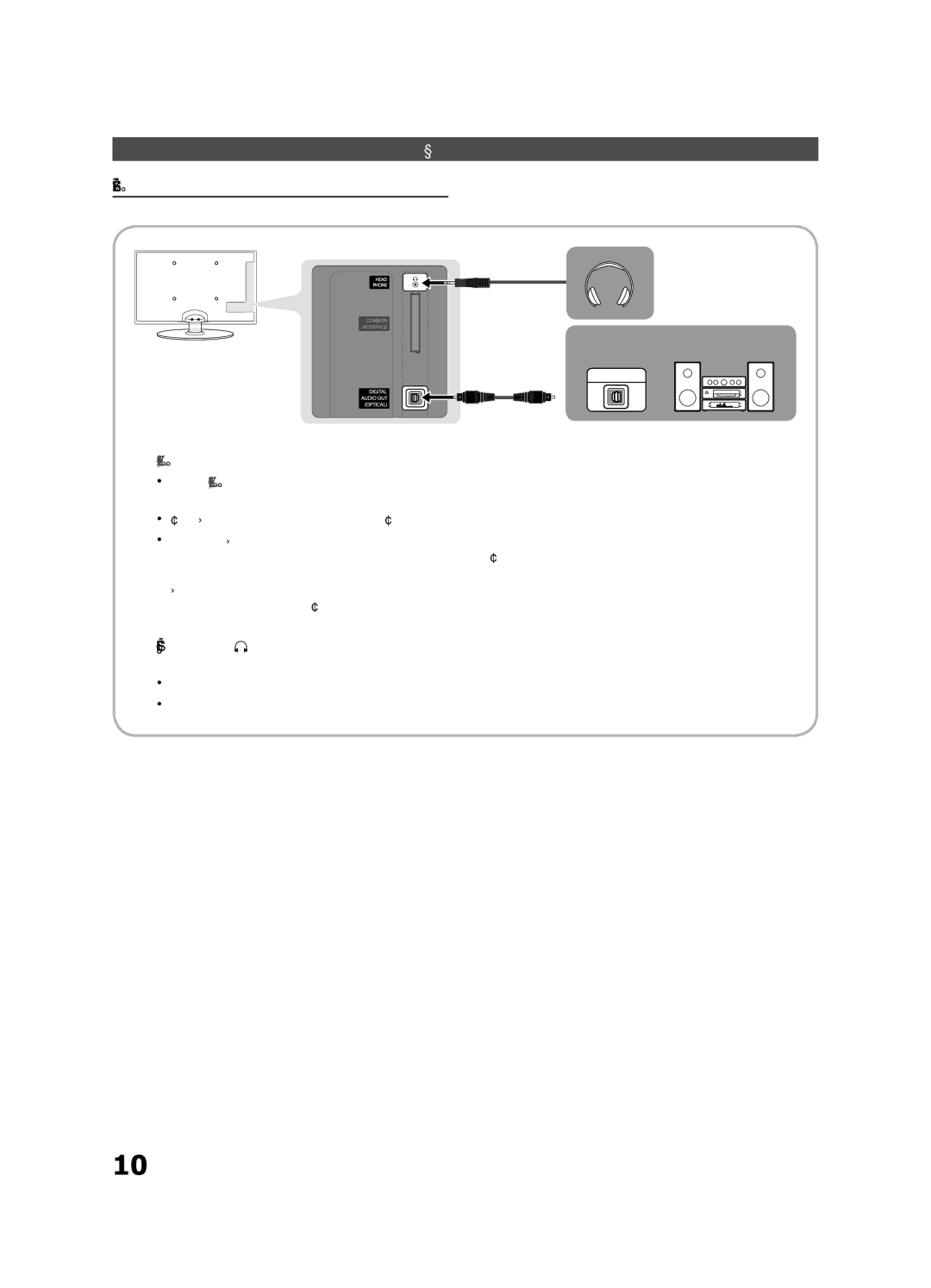 Samsung UE32C4000PWXBT manual Heliseadmega ühendamine 