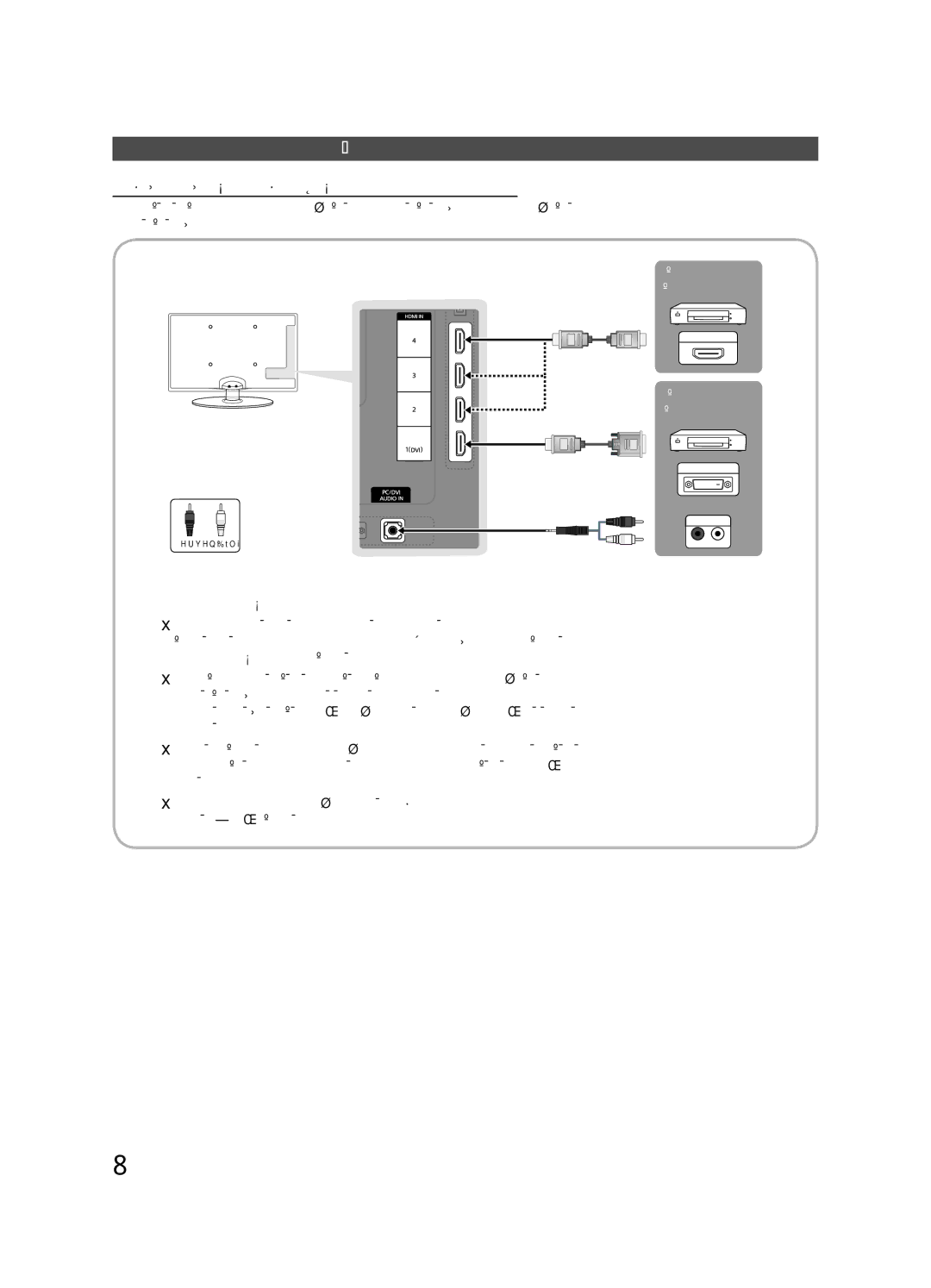 Samsung UE32C4000PWXXH, UE32C4000PWXXN, UE32C4000PWXZG, UE32C4000PWXXC manual Připojení k audiovizuálnímu zařízení 