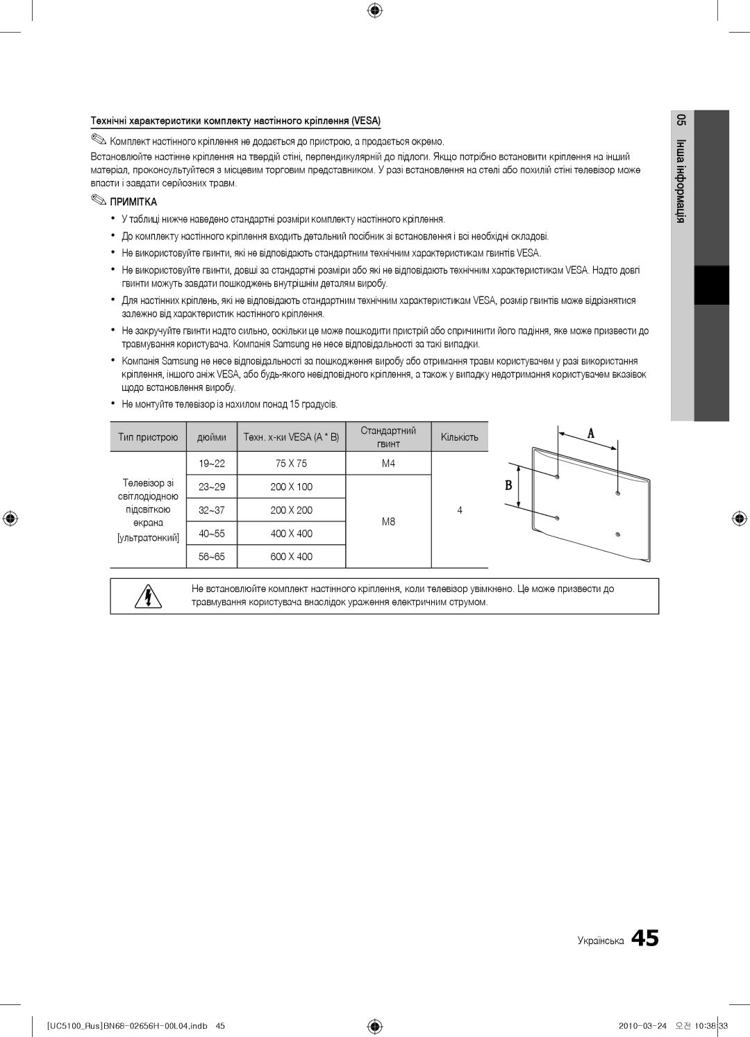 Samsung UE40C5000QWXUA, UE32C5000QWXBT, UE40C5000QWXBT, UE46C5000QWXBT manual Дюйми, Стандартний Кількість, Тип пристрою 