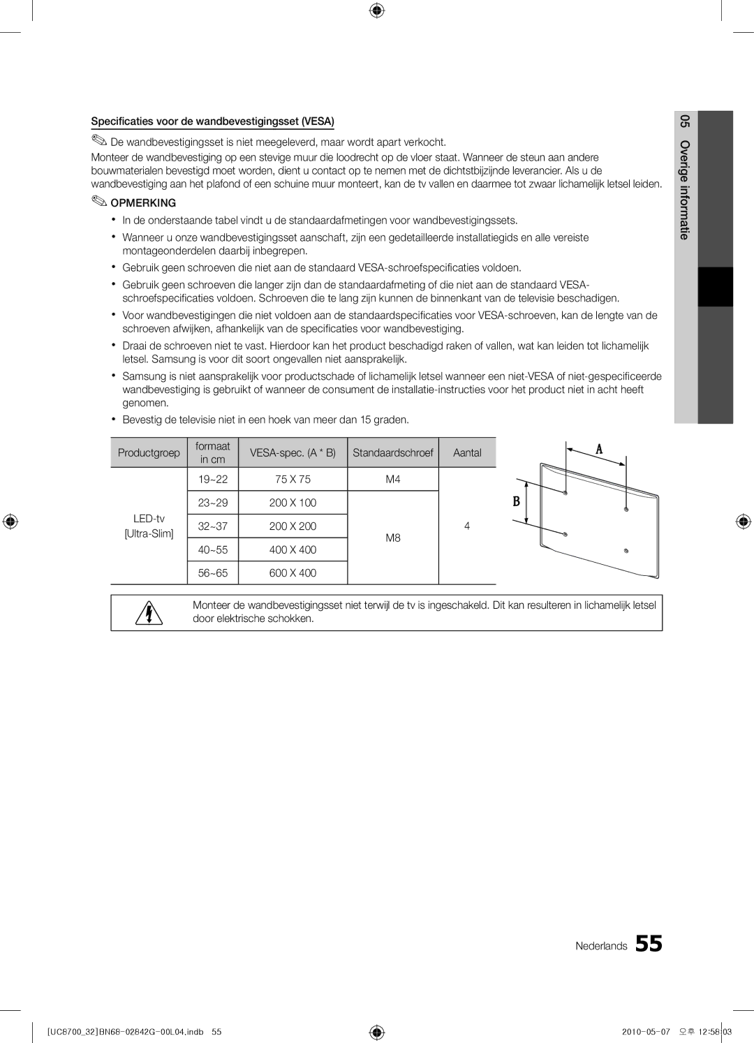 Samsung UE65C8700XSXZF, UE32C8700XSXXN, UE32C8700XSXZF manual Aantal 