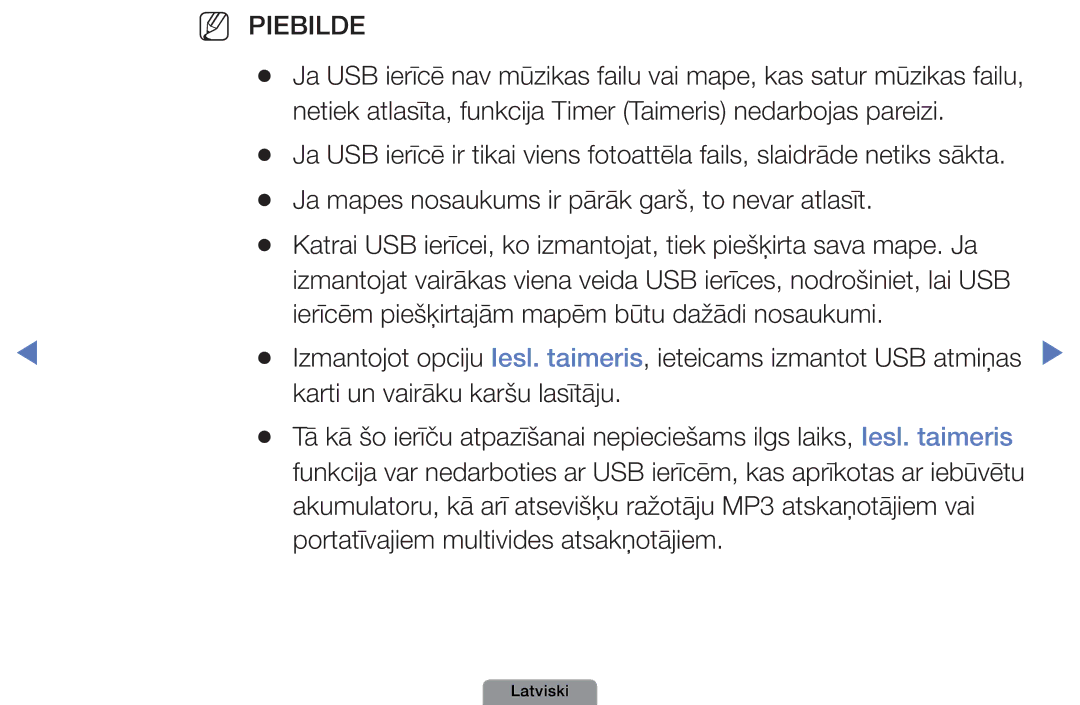 Samsung UE26D4003BWXBT manual Netiek atlasīta, funkcija Timer Taimeris nedarbojas pareizi, Karti un vairāku karšu lasītāju 