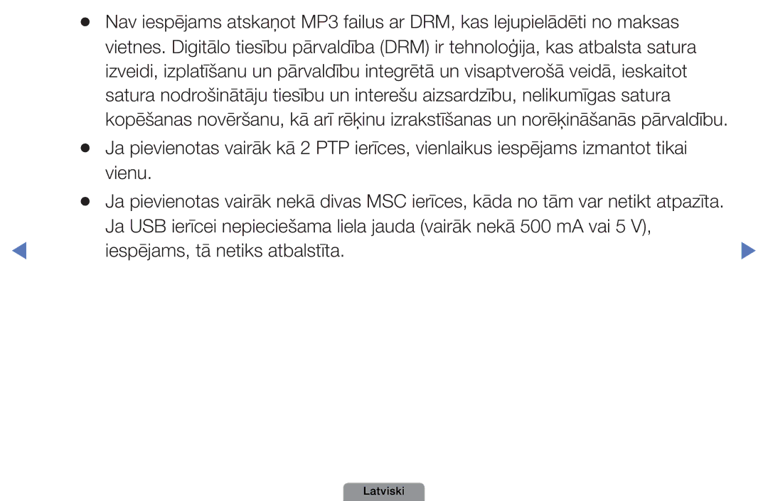 Samsung UE32D4003BWXBT, UE26D4003BWXBT, UE40D5003BWXBT manual Latviski 