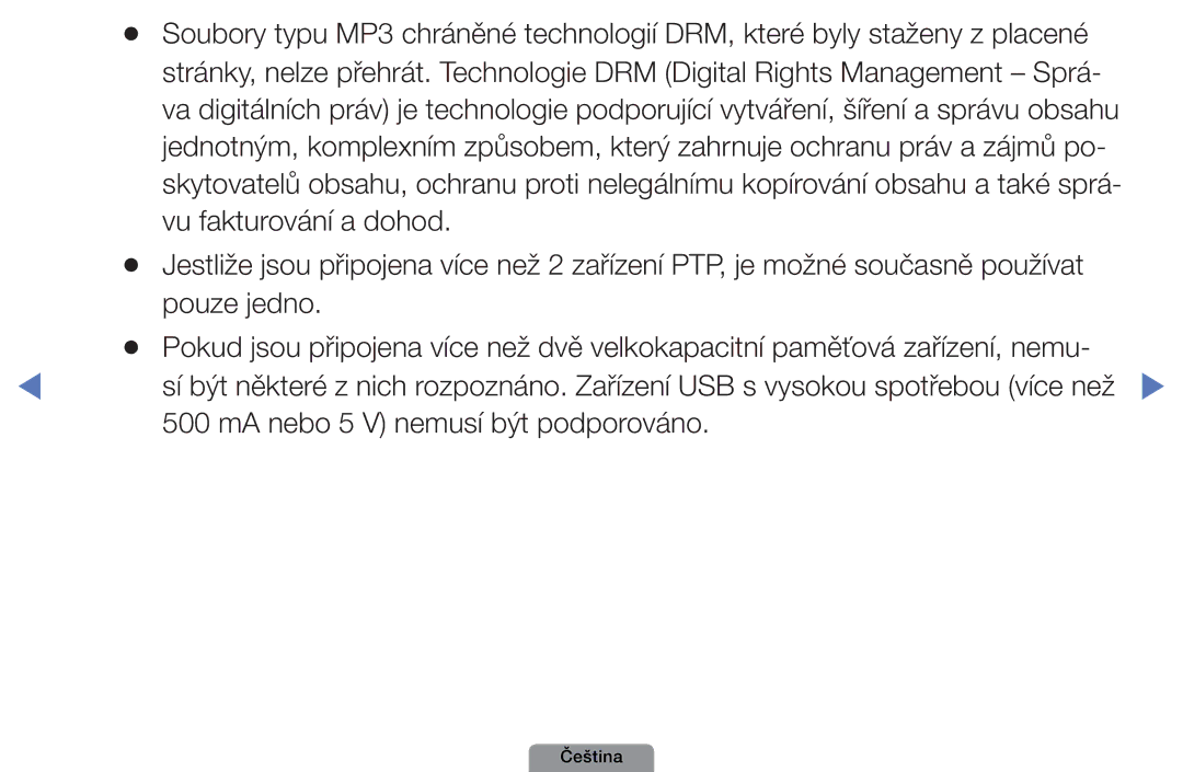 Samsung UE32D4003BWXXC, UE32D4003BWXZF manual Vu fakturování a dohod, Pouze jedno, MA nebo 5 V nemusí být podporováno 