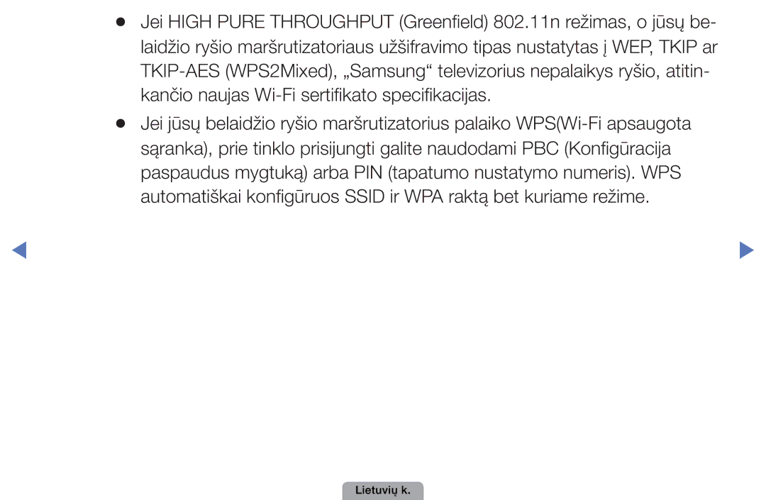 Samsung UE22D5010NWXBT, UE32D5000PWXBT, UE37D5000PWXBT, UE27D5000NWXBT, UE19D4000NWXBT, UE32D4000NWXBT manual Lietuvių k 