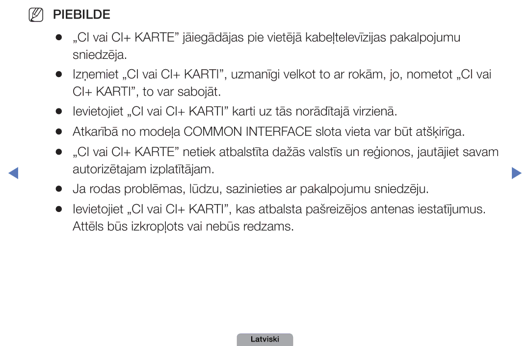 Samsung UE22D5010NWXBT, UE32D5000PWXBT, UE37D5000PWXBT, UE27D5000NWXBT manual Attēls būs izkropļots vai nebūs redzams 